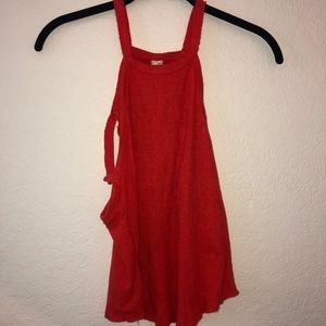Free People pink/red tank top